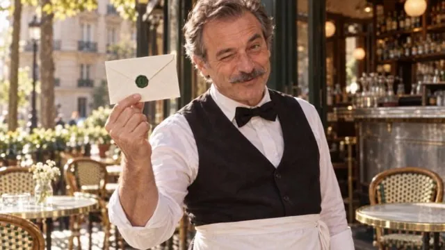 The envelope handed over in Paris