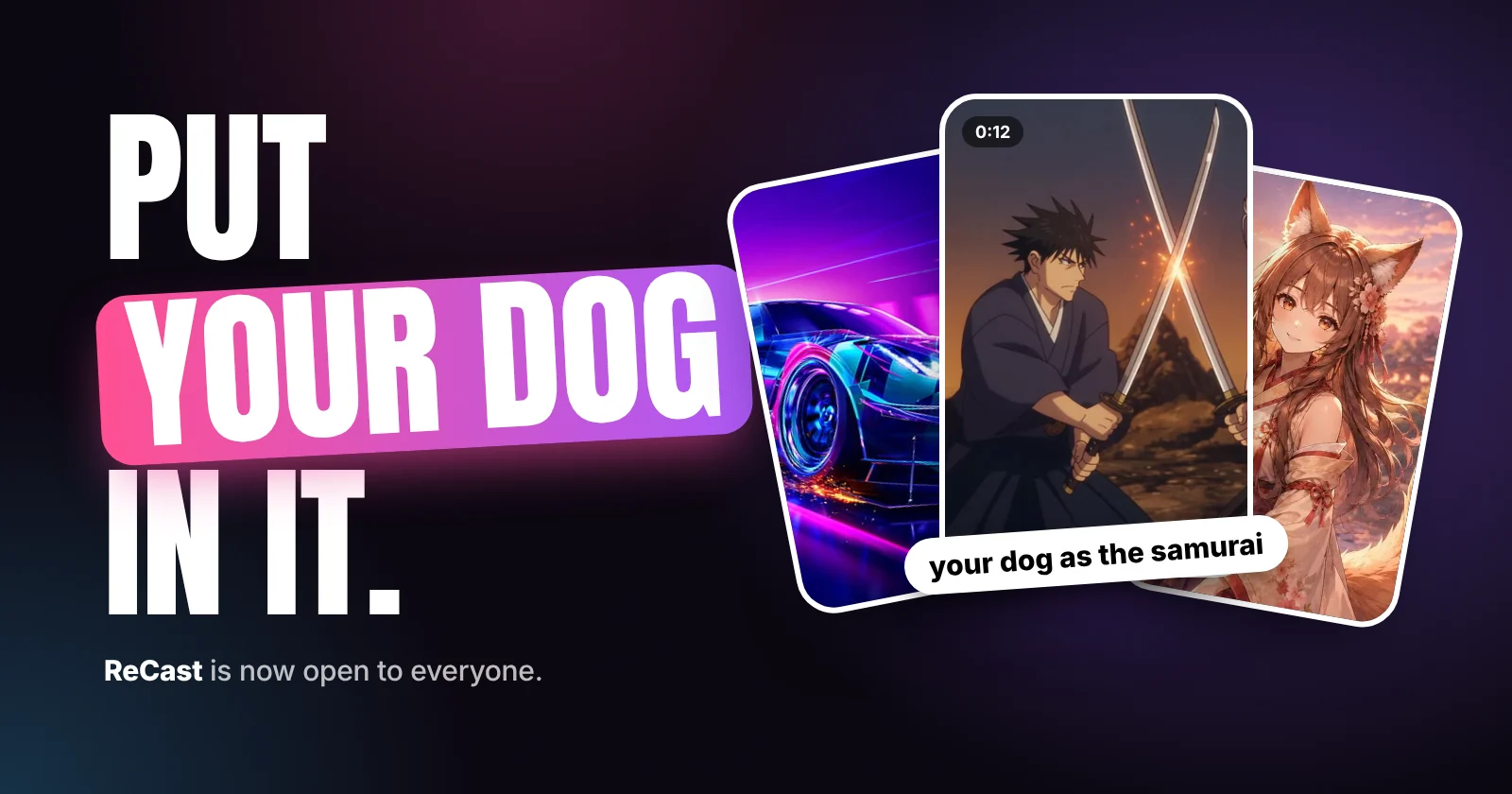 ReCast is live: put your friends in trending clips